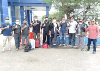 Gelar Pertandingan Silaturahmi, Team Tenis Meja Kabupaten Sinabang Sabut Tim PTMSI Singkil