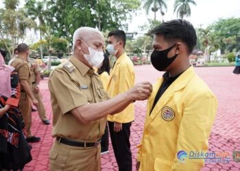 Bupati Asahan Lepas 115 Mahasiswa Program Kampus Mengajar dan KKN UNA