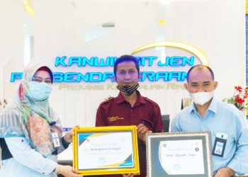 Lingga Kembali Raih Penghargaan Dari Dirjen Perbendaharaan