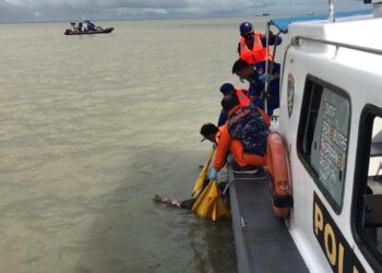 Polair Polres Karimun Temukan Mayat Laki-Laki Mengapung Di Perairan Saipem