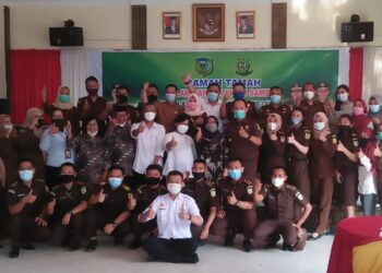 Prosesi Pisah Sambut Kajari Palas, Kristansti YP: Semoga Kita Dapat Jalankan Amanah