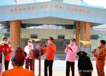 Presiden RI Resmikan Dua Bandara Sekaligus Di Toraja