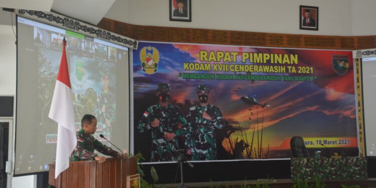 Pangdam Berikan Beberapa Penekanan Saat Pembukaan Rapim Kodam Cenderawasih