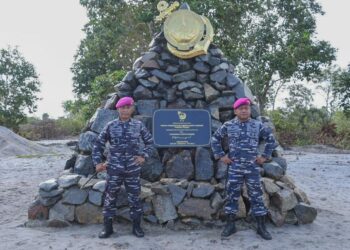 Danpasmar 1 Hadiri Peresmian Pantai Pendaratan Korps Marinir