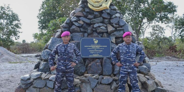 Danpasmar 1 Hadiri Peresmian Pantai Pendaratan Korps Marinir