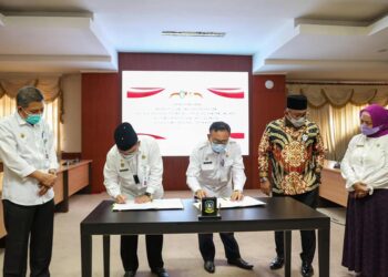 Sekda Karimun Lakukan Penandatangan Naskah Perjanjian Hibah Daerah