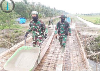 Pembangunan TMMD Ke 111 Di Lalan Terus Meningkat, Ini Perkembangannya