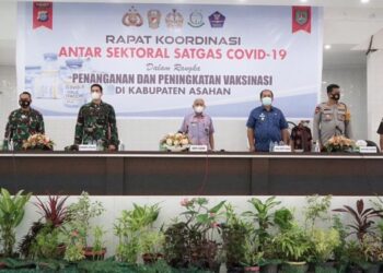 Pemkab Asahan Gelar Rakor Antar Sektor Satgas Covid-19