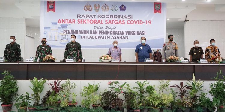 Pemkab Asahan Gelar Rakor Antar Sektor Satgas Covid-19