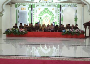 Binaan Pokjaluh Singkil Kumandangkan Salawat Al Qiram Pada Peringatan Isra’ Mi’raj