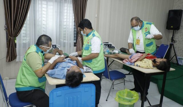 Dinkes Asahan Dan Satgas BKB Sumut Gelar Bakti Sosial