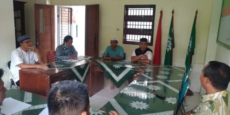 Pincab Dan Lazis Muhammadyah Gunung Meriah lakukan Rapat Penentuan Zakat Fitrah 1442 H