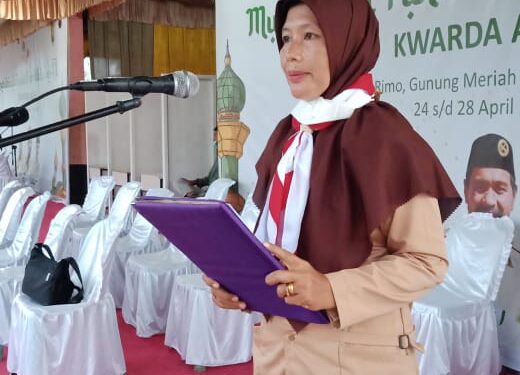 Wahyuni, S.Ag Staf Kemenag Aceh Singkil Jadi MC Pada MTR Ke XX Tingkat Provinsi Aceh