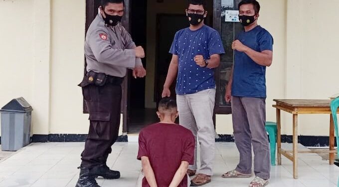 Polsek Gedung Aji Tangkap Pemuda Yang Setubuhi Paksa Pelajar 15 Tahun