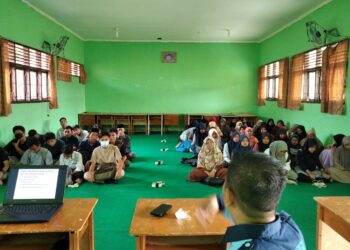 BKPRMI Sampaikan materi Proses Belajar Mengajar Kegiatan Dinul MAN Singkil