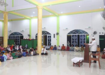 Bupati Karimun Hadiri Isra Mi’raj Nabi Muhammad SAW 1442 Hijriyah Di Kundur