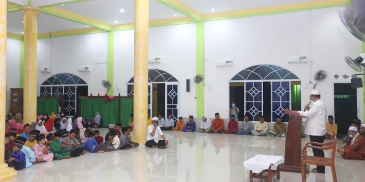 Bupati Karimun Hadiri Isra Mi’raj Nabi Muhammad SAW 1442 Hijriyah Di Kundur