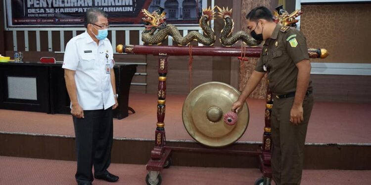 OPD Karimun Ikuti Penyuluhan Hukum Desa Se Kabupaten Karimun