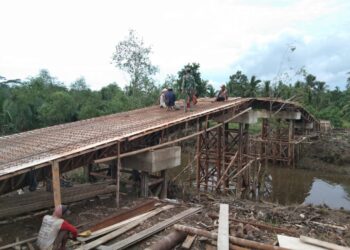Lakukan Peninjauan, Kapten Iwan Setiawan Pastikan Kegiatan TMMD Ke 111 TA 2021 Berjalan Baik