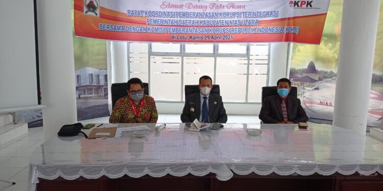 Ini Pesan KPK Saat Sambangi Pemda Nias Utara dan Nias Barat