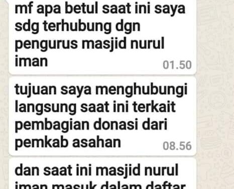 Masyarakat Dihimbau Hati Hati, Nomor Bodong Atasnamakan Wakil Bupati Asahan Beredar