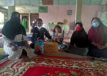 GAMAWA Peduli, Bagikan Santunan Kepada Anak Korban Kecelakaan Laka Lantas di Karimun