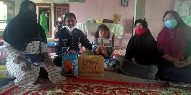 GAMAWA Peduli, Bagikan Santunan Kepada Anak Korban Kecelakaan Laka Lantas di Karimun