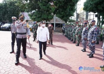Bupati Asahan Hadiri Pelaksanaan Apel Gelar Pasukan OPS Ketupat Toba 2021