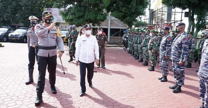 Bupati Asahan Hadiri Pelaksanaan Apel Gelar Pasukan OPS Ketupat Toba 2021