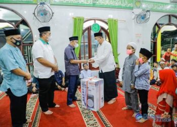 Bupati Dan Wakil Bupati Asahan Kunjungi Mesjid Al-Hadil Haq Desa Sei Jawi Jawi