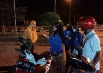 Gabungan Pengurus Komisariat PMII Gelar Kegiatan Pencegahan Bahaya Penularan Covid-19