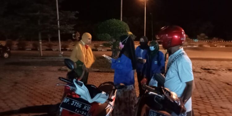 Gabungan Pengurus Komisariat PMII Gelar Kegiatan Pencegahan Bahaya Penularan Covid-19
