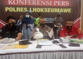 Polres Lhokseumawe Gagalkan Peredaran Setengah Kilogram Narkotika