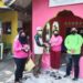 Perangkat Desa Pangke Barat Bagikan 4.150 Masker Kepada Masyarakat Pangke Barat