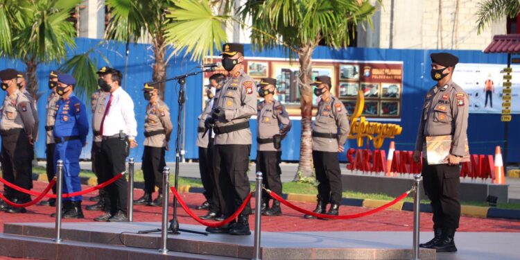 Polres Karimun Gelar Apel Komitmen Anti Narkoba bersama Anggota Polri dan PNS