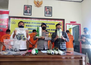 Kasus Bom Ikan Di Laut Midai, Mantan Anggota DPRD Natuna Di Bekuk Polisi