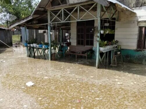 Puluhan Rumah Terendam Di Lhokseumawe, Warga Waspada