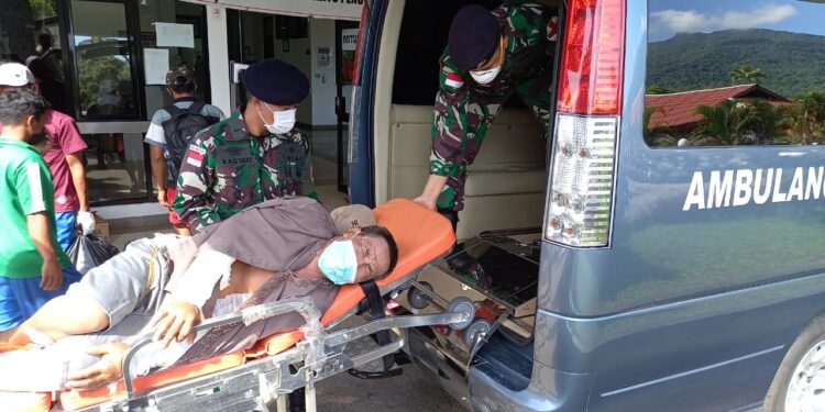 Lanal Ranai Kembalikan Tiga Korban Kapal Terbakar Di Laut Natuna Menuju Riau Dan Tanjung Balai Asahan