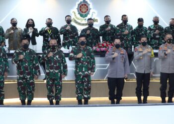 Panglima TNI dan Kapolri Tinjau Fasilitas Pendidikan Sesko TNI