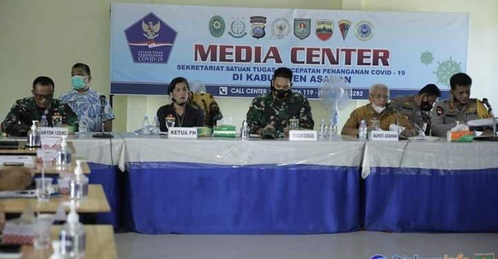 Bupati Asahan Pimpin Rakor Lintas Sektoral Satgas Covid-19