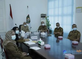 Pemerintah Kabupaten Asahan Ikuti Rakor Satgas Covid-19 Dengan Gubsu Secara Virtual