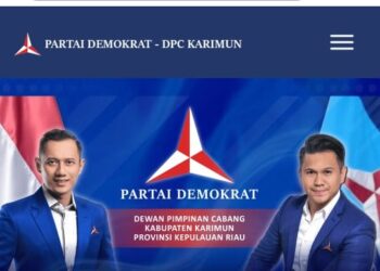 Website DPC Partai Demokrat Karimun Diresmikan Secara Virtual