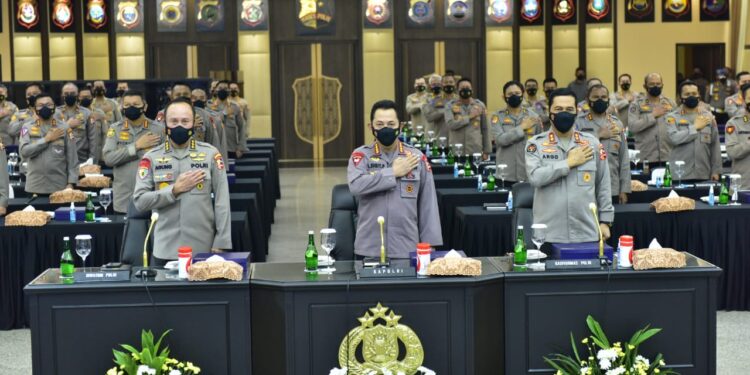 Transformasi Presisi, Kapolri Rakernis 4 Divisi Minta Pertahankan Kepercayaan Dan Kepuasan Publik