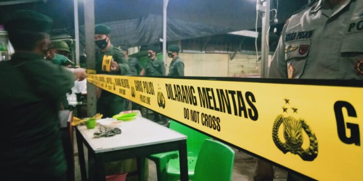 Polres Lhokseumawe Bersama Tim Gabungan Segel Satu Kafe di Blang Pulo
