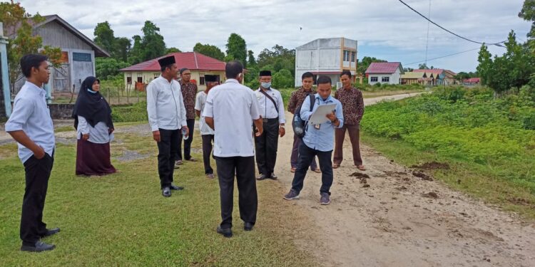 Kunjungi Kuala Baru dan Singkohor, KPKNL Banda Aceh Monev Nilai Aset Tanah Hibah Kantor KUA