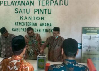 Kabid Penais Zawa Kanwil Kemenag Provinsi Launching Gerakan ASN berinfaq Rp 1000