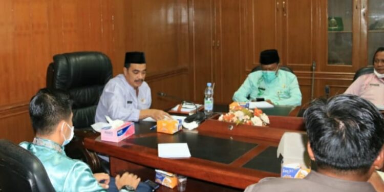 Pemkab Rohul Rapat Persiapan Pelantikan Bupati & Wakil 2021-2024