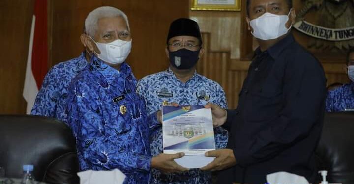 Bupati Asahan Sampaikan Penjelasan Ranperda RPJMD Tahun 2021-2026