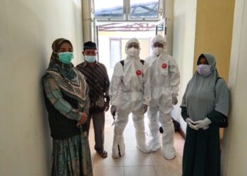 Bupati Aceh Singkil Positif Corona, Rumah Dinas Kantor Disemprot Disinfektan