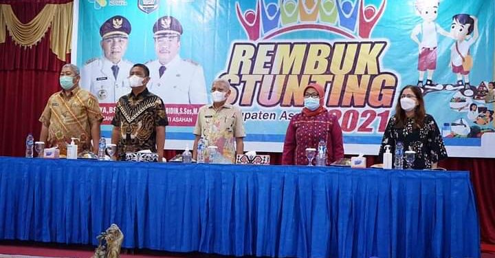 Pemkab Asahan Gelar Kegiatan Rembuk Stunting Kabupaten Asahan Tahun 2021